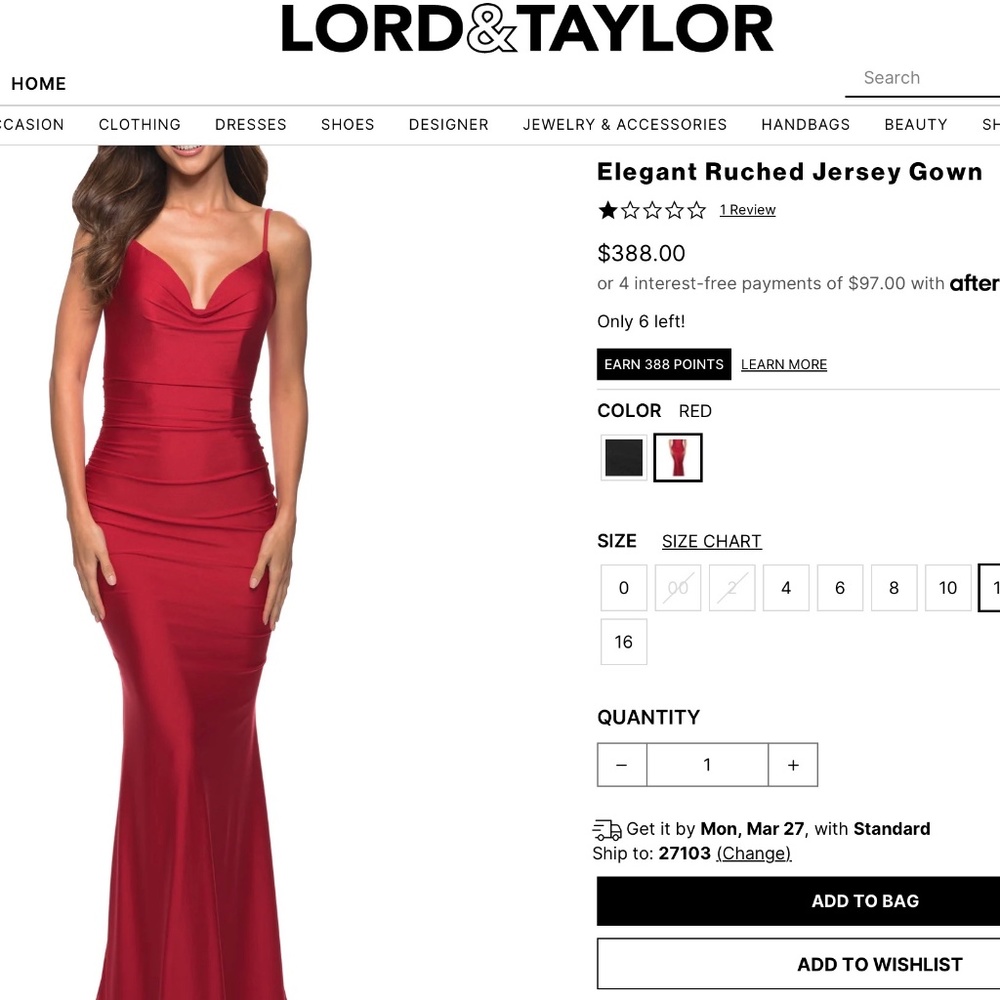 La Femme Red Dress